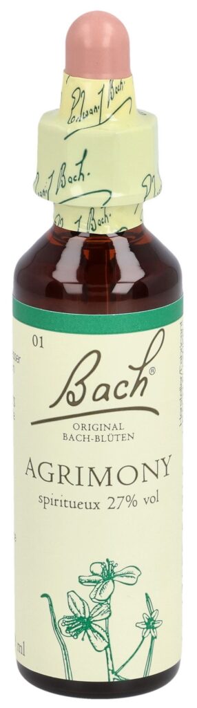 BACH fleurs de Bach original agrimony no01 20 ml