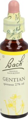 BACH fleurs de Bach original gentian no12 20 ml