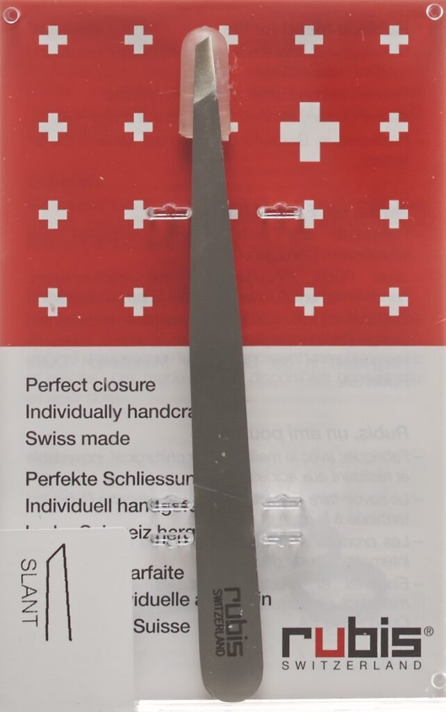 RUBIS pincette biseautée inox