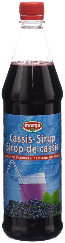MORGA sirop cassis avec fructose fl Pet 7.5 dl