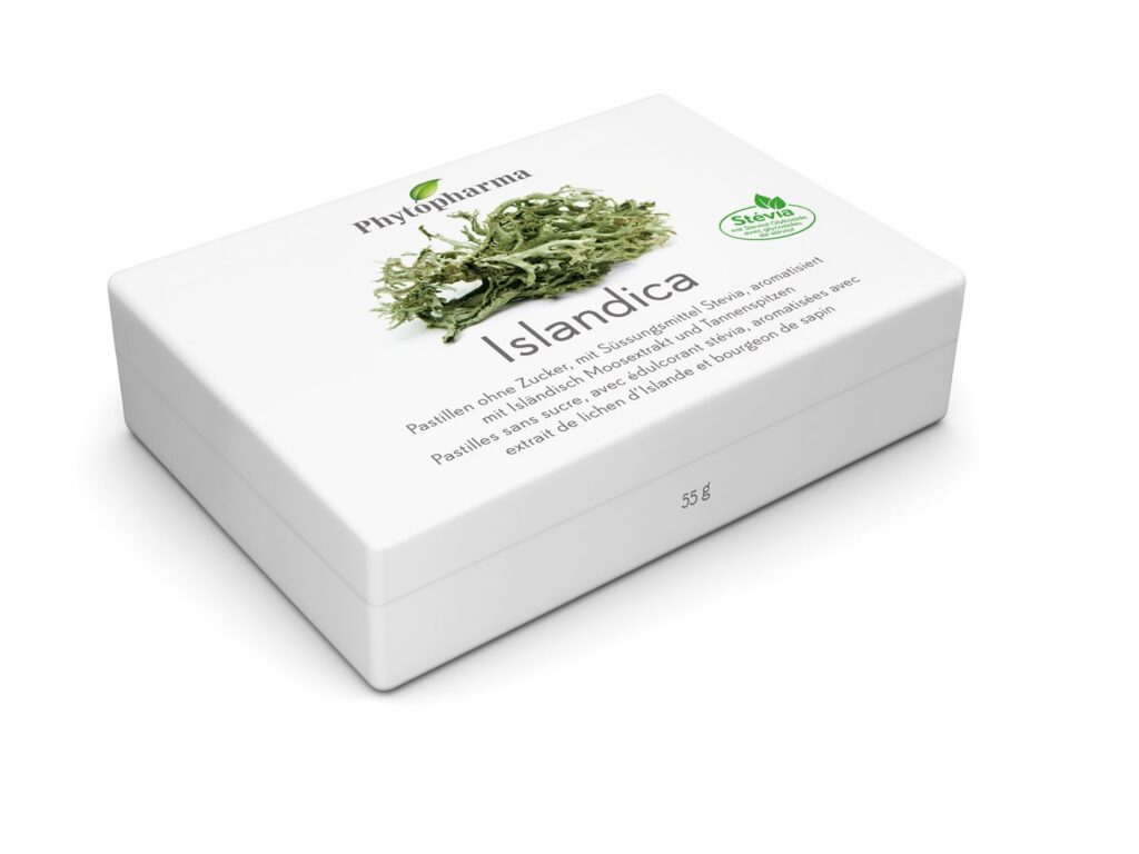 PHYTOPHARMA islandica pastilles sans sucre 40 pce