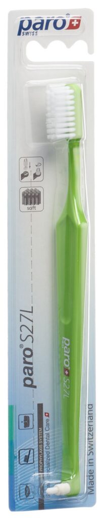 PARO brosse dents S27L soft 3-rangées a interspace