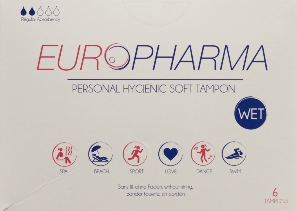EUROPHARMA hygienic tampons 6 pce