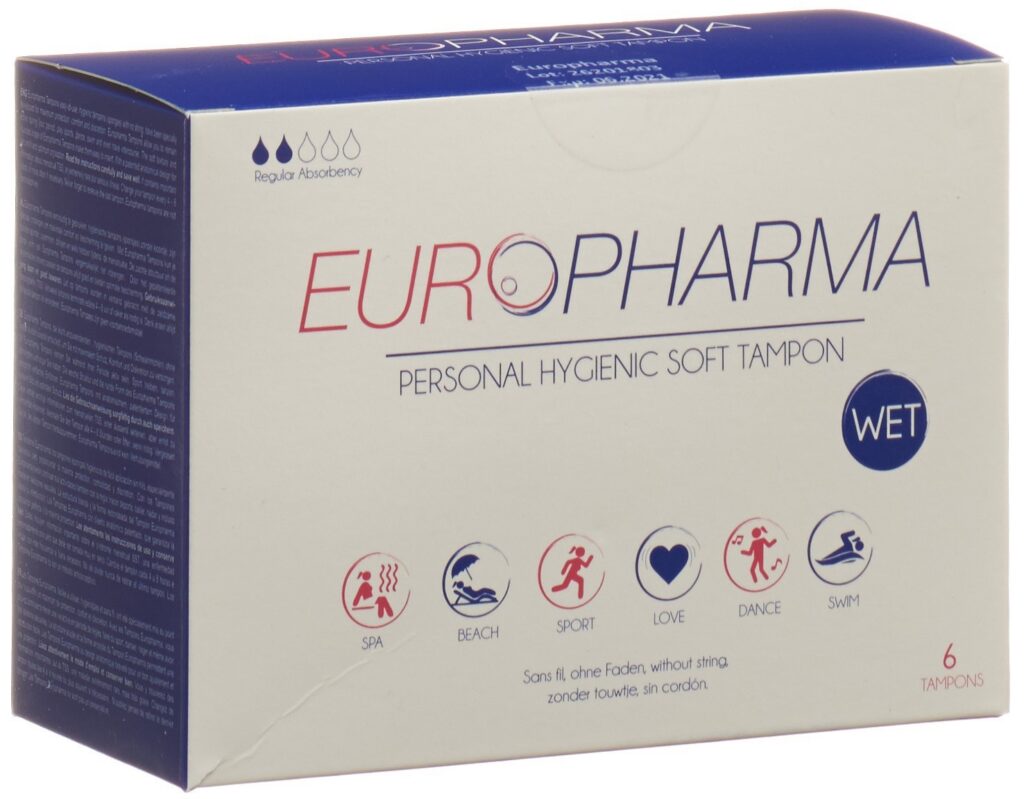 EUROPHARMA hygienic tampons 6 pce