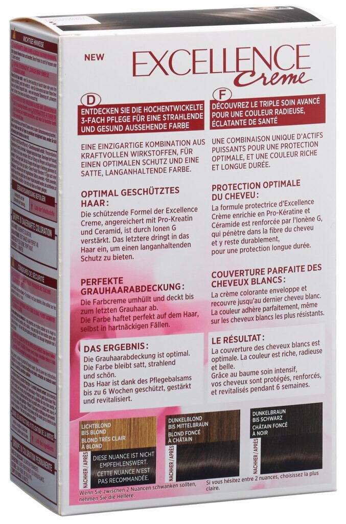 EXCELLENCE crème triple prot 3 châtain foncé