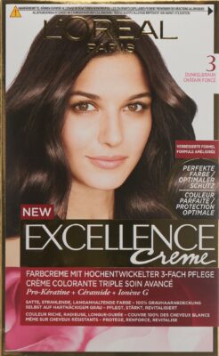 EXCELLENCE crème triple prot 3 châtain foncé