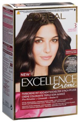 EXCELLENCE crème triple prot 3 châtain foncé