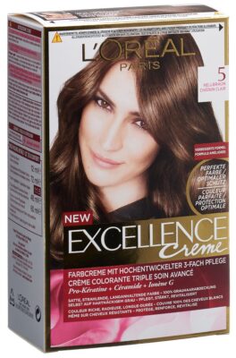 EXCELLENCE crème triple prot 5 châtain clair