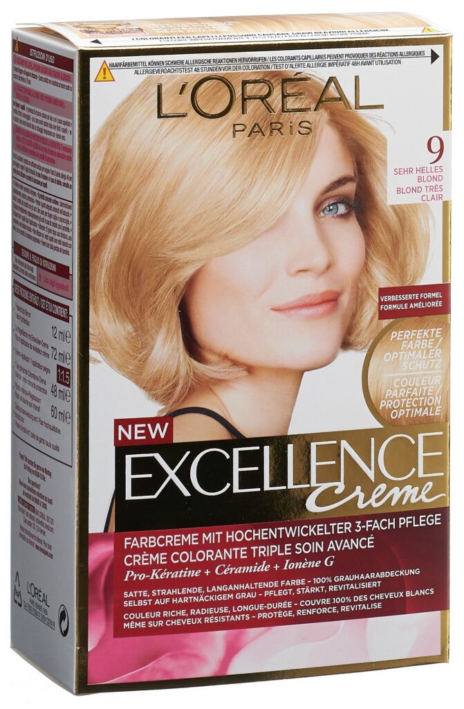 EXCELLENCE crème triple prot 9 blond très clair