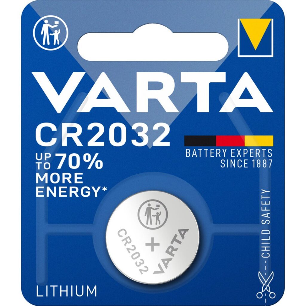 VARTA pile bouton lithium CR2032