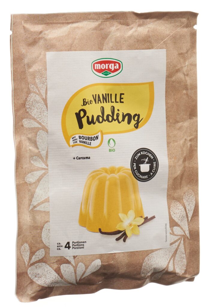 MORGA pouding vanille curcuma bio sach 60 g