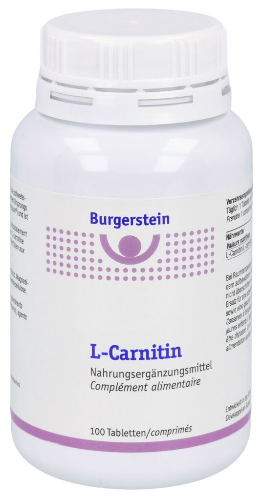 BURGERSTEIN L-Carnitin cpr bte 100 pce