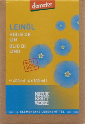 NATURKRAFTWERKE Huile lin vier Demeter 4 x 100 ml
