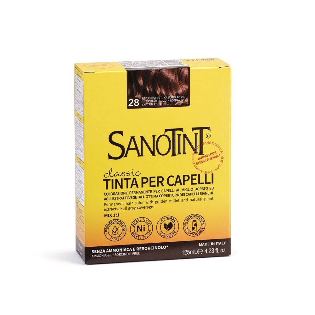 SANOTINT teinture cheveux 28 châtain roux