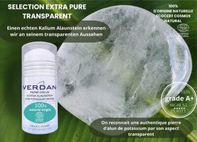 VERDAN Pierre alun grade A+ Déo natur Eco 75 g