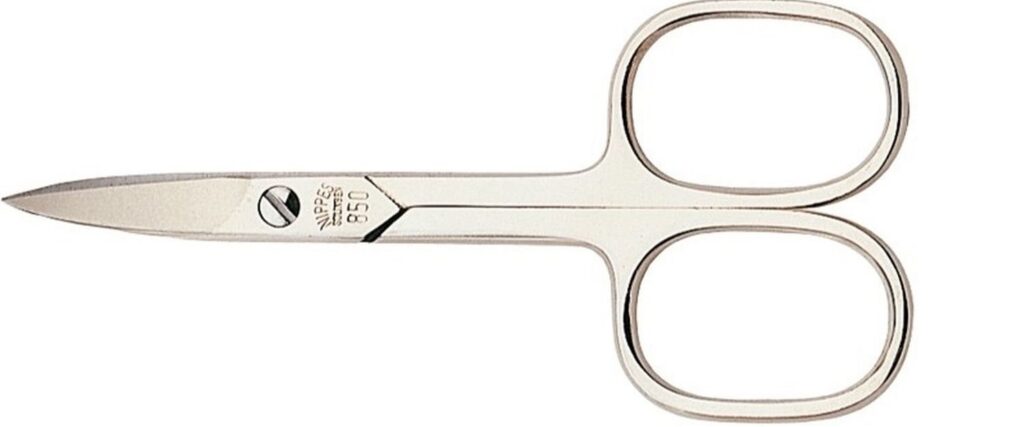 NIPPES Ciseaux ongles 9cm nickelé