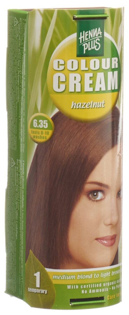 HENNA PLUS colour cream 6.35 noisette 60 ml