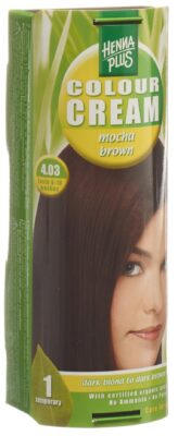 HENNA PLUS colour cream 4.03 mocca braun 60 ml