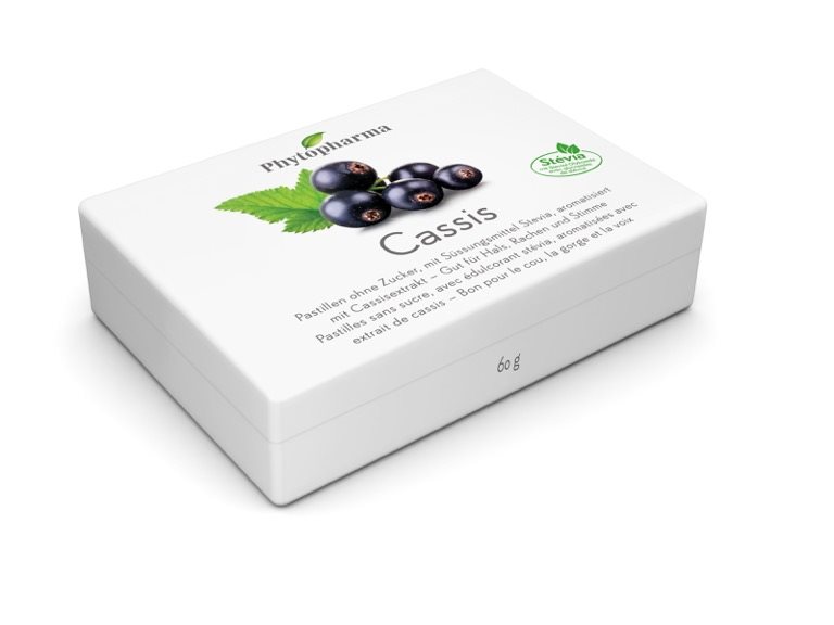 PHYTOPHARMA cassis pastilles 60 g