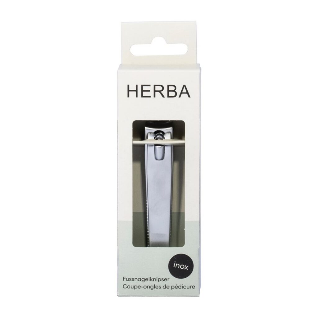HERBA coupe-ongles de pédicure inox