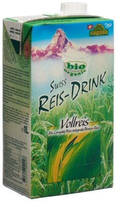SOYANA SWISS ricedrink riz complet bio 1 lt