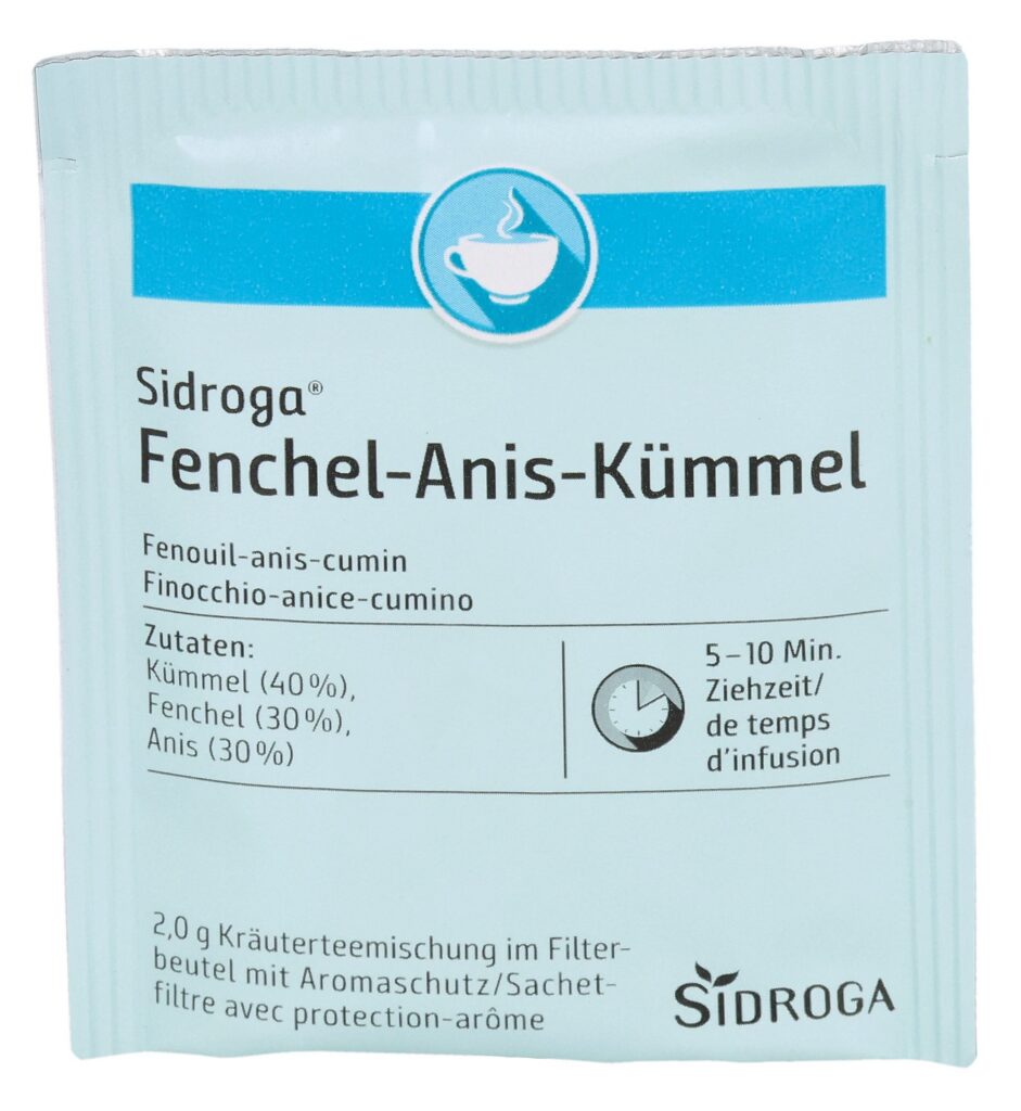 SIDROGA fenouil anis cumin 20 sach 2 g