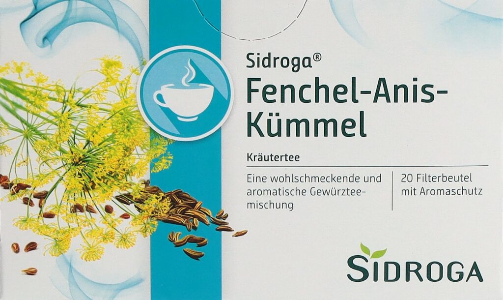SIDROGA fenouil anis cumin 20 sach 2 g
