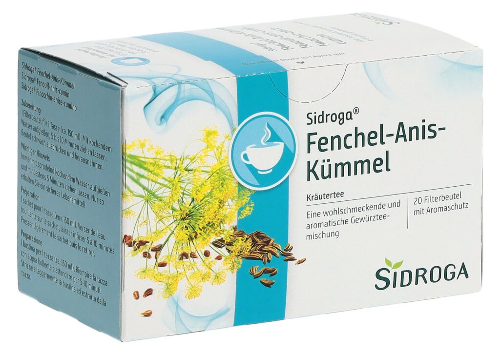 SIDROGA fenouil anis cumin 20 sach 2 g