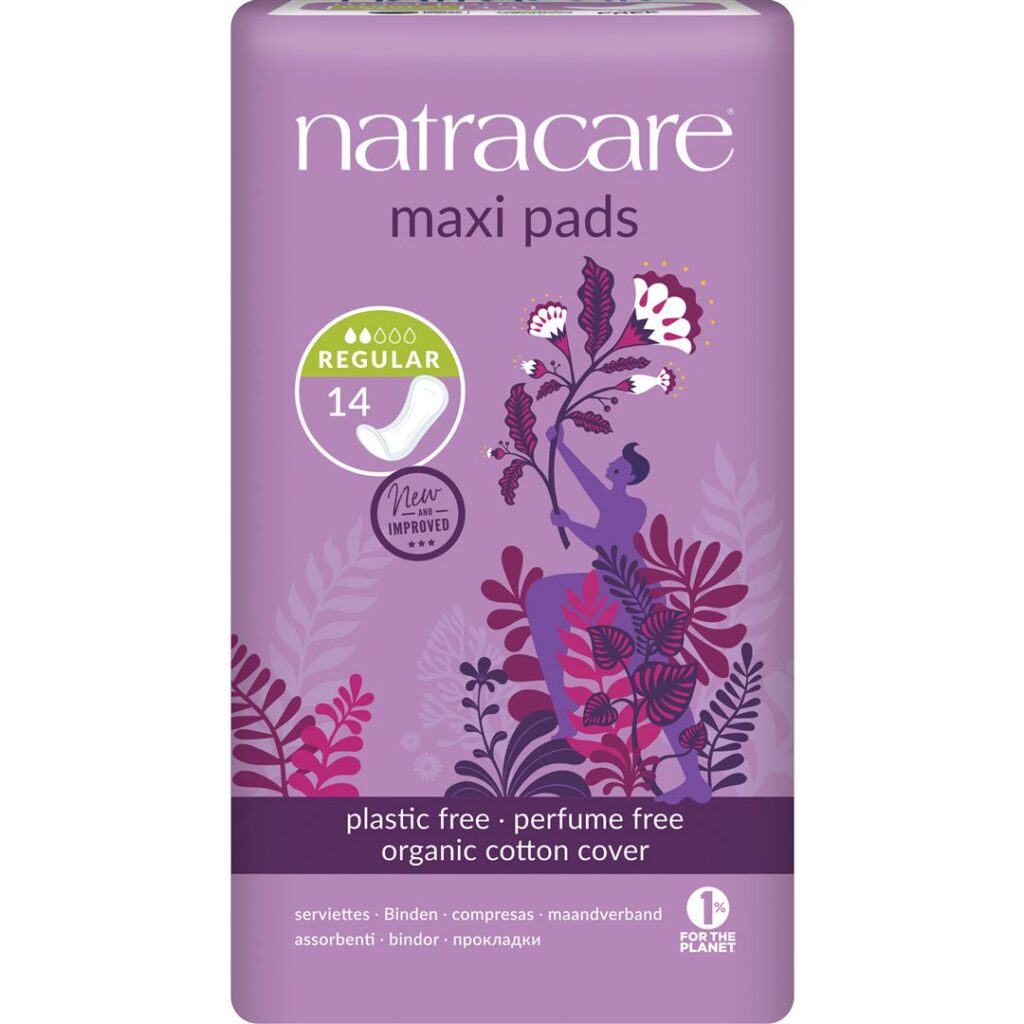 NATRACARE serviettes hygiéniques normales 14 pce