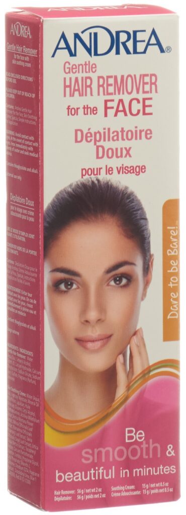 ANDREA visage clair crème dépilatoire visage 56 g