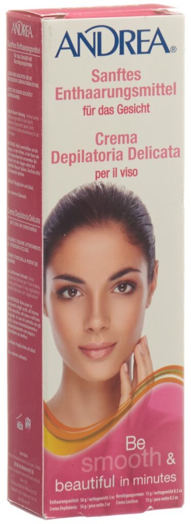 ANDREA visage clair crème dépilatoire visage 56 g