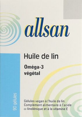 ALLSAN huile de lin végétales caps moll 90 pce