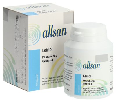ALLSAN huile de lin végétales caps moll 90 pce