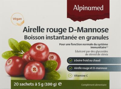 ALPINAMED Airelle rouge D-Mannose gran 20 sach 5 g