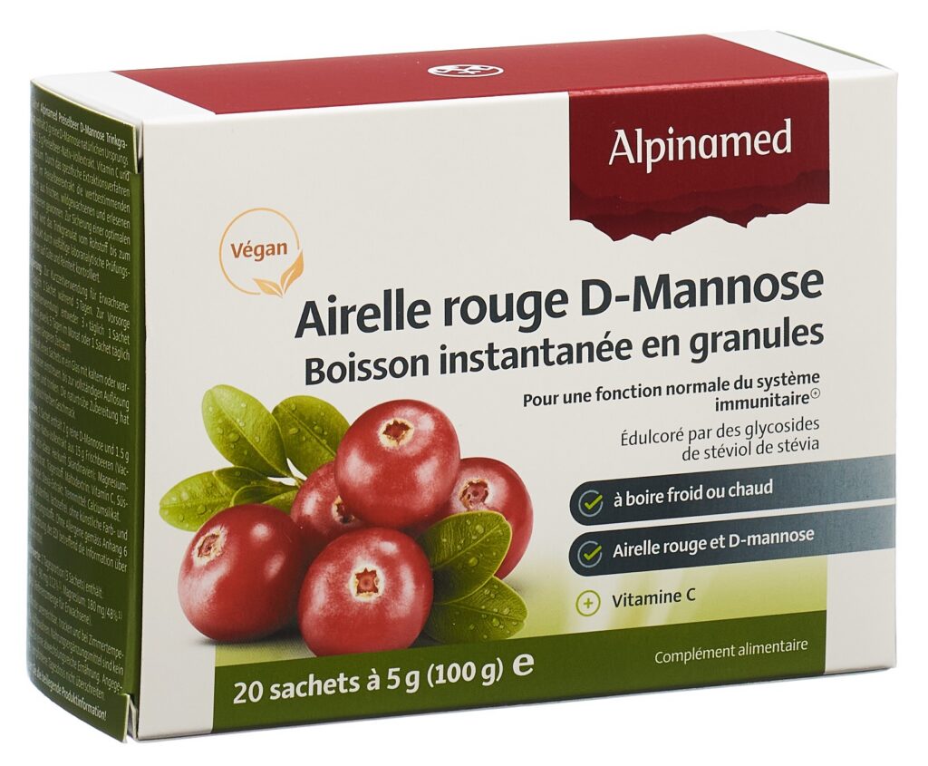 ALPINAMED Airelle rouge D-Mannose gran 20 sach 5 g