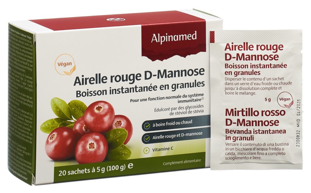 ALPINAMED Airelle rouge D-Mannose gran 20 sach 5 g