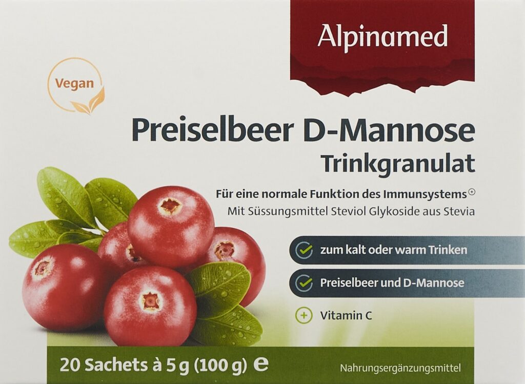 ALPINAMED Airelle rouge D-Mannose gran 20 sach 5 g