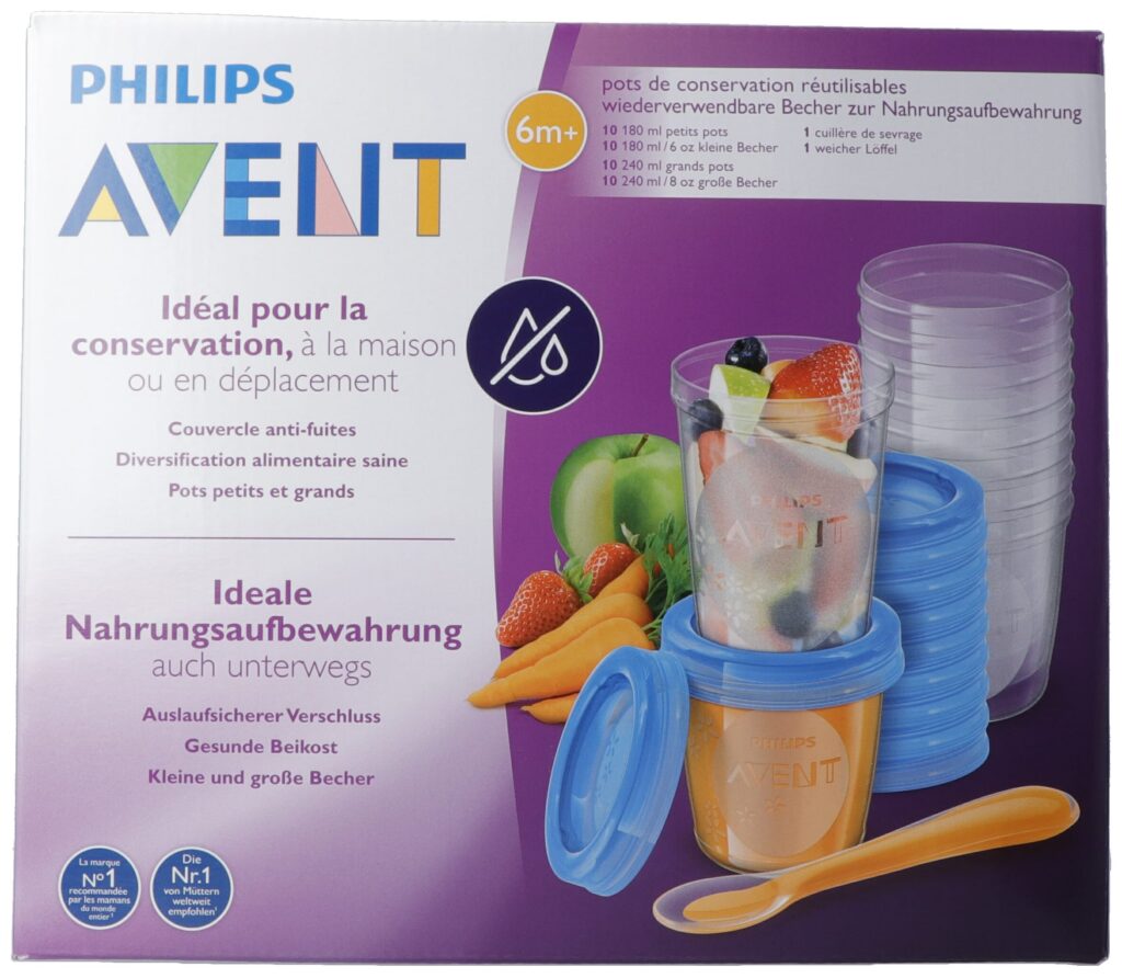 AVENT système conservation pour purée