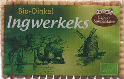 LIEBHART keks épeautre gingembre bio 200 g