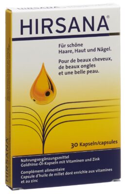 HIRSANA Capsules huile millet doré 30 pce