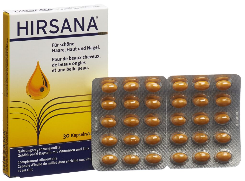HIRSANA Capsules huile millet doré 30 pce