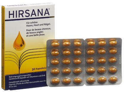 HIRSANA Capsules huile millet doré 30 pce