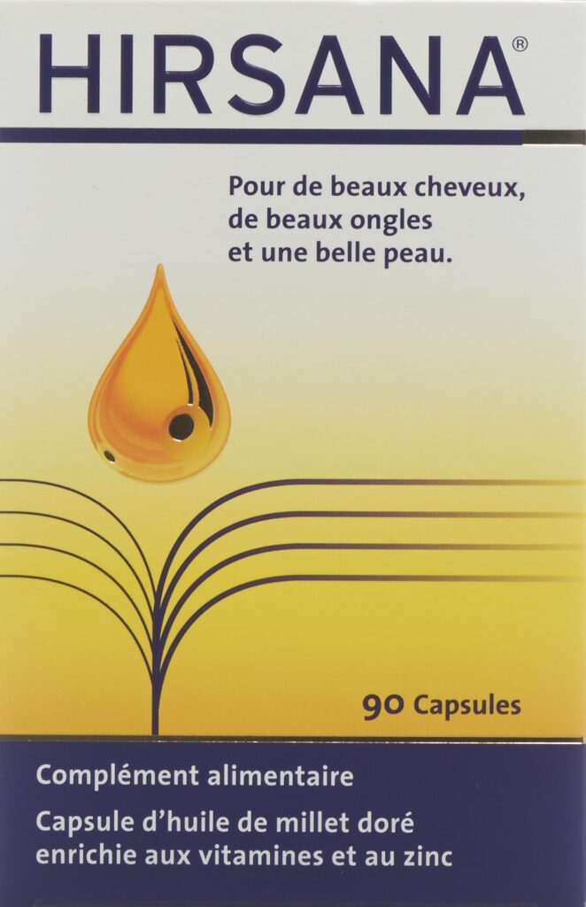 HIRSANA Capsules huile millet doré 90 pce