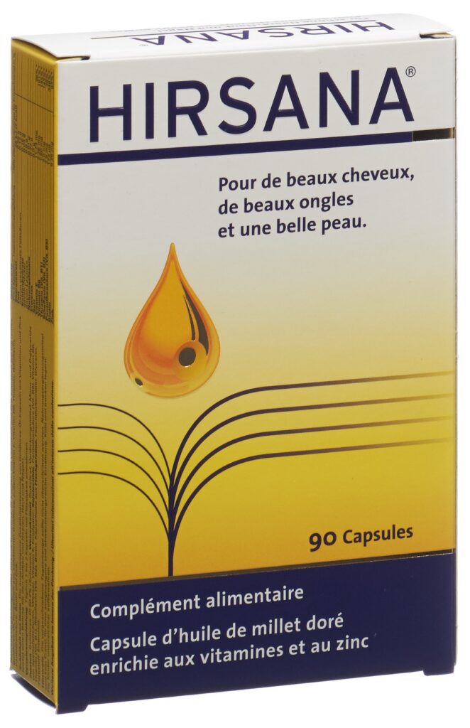 HIRSANA Capsules huile millet doré 90 pce
