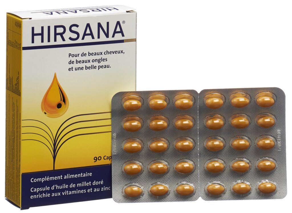 HIRSANA Capsules huile millet doré 90 pce