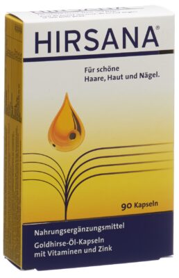 HIRSANA Capsules huile millet doré 90 pce