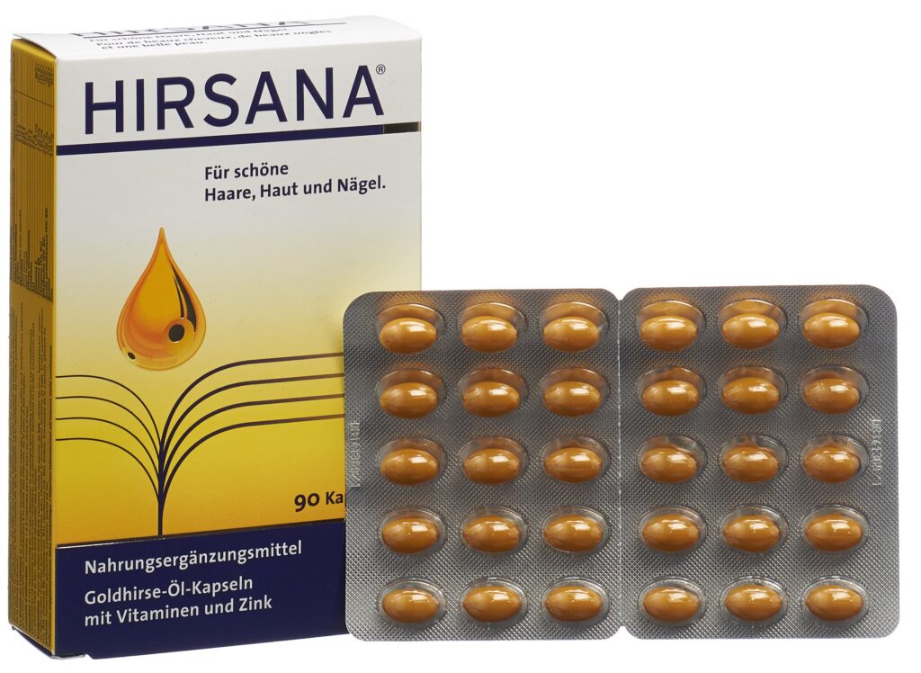 HIRSANA Capsules huile millet doré 90 pce