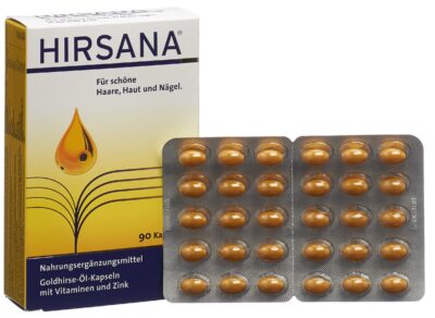 HIRSANA Capsules huile millet doré 90 pce