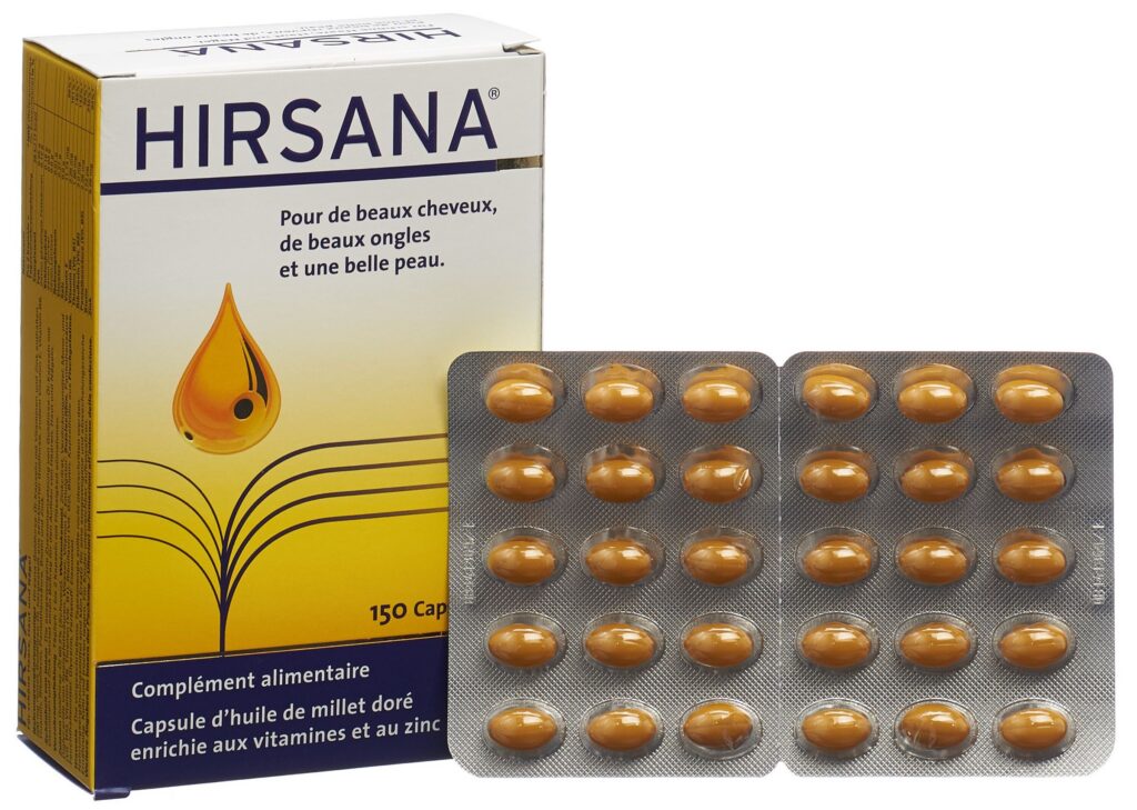 HIRSANA Capsules huile millet doré 150 pce