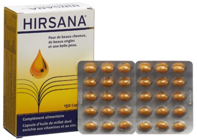HIRSANA Capsules huile millet doré 150 pce